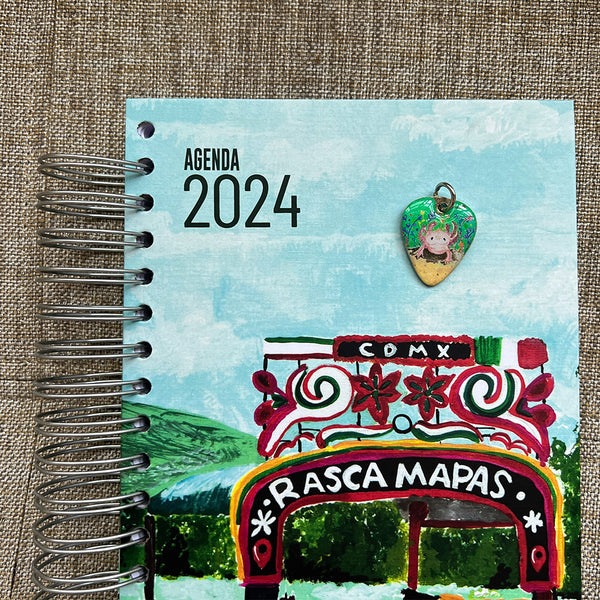 COMBO Agenda Rascable 2024 + Bitácora Rasca Mapas