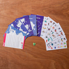 Kit Continentes y Ciudades - Expansión Bitácora de Viajes - Rasca MapasKit Continentes y Ciudades - Expansión Bitácora de Viajes