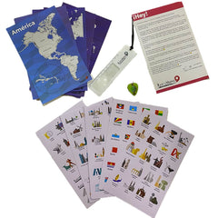 Kit Continentes y Ciudades - Expansión Bitácora de Viajes - Rasca MapasKit Continentes y Ciudades - Expansión Bitácora de Viajes