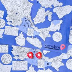 Mapa rascable de Municipios + Mapa rascable de CDMX COMBO - Rasca MapasMapa rascable de Municipios + Mapa rascable de CDMX COMBO