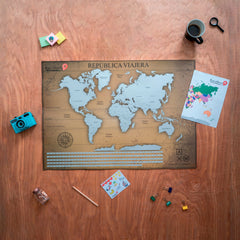 Mapa rascable de Zonas Arqueológicas + Mapa de Alan x el Mundo COMBO - Rasca MapasMapa rascable de Zonas Arqueológicas + Mapa de Alan x el Mundo COMBO