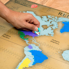 Mapa rascable de Zonas Arqueológicas + Mapa de Alan x el Mundo COMBO - Rasca MapasMapa rascable de Zonas Arqueológicas + Mapa de Alan x el Mundo COMBO