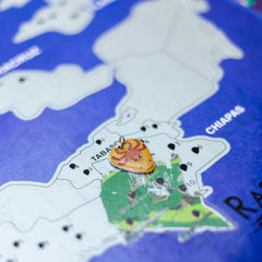 Rasca Mapa de las Zonas Arqueológicas de México - Rasca MapasRasca Mapa de las Zonas Arqueológicas de México