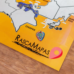 Rasca Mapa de México dividido en los 32 estados - Rasca MapasRasca Mapa de México dividido en los 32 estados