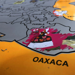 Rasca Mapa de México dividido en los 32 estados - Rasca MapasRasca Mapa de México dividido en los 32 estados