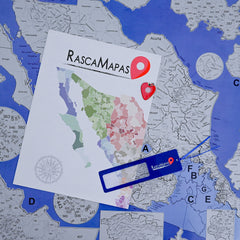 Rasca Mapa de TODOS los municipios de México ACTUALIZADO 2025 - Rasca MapasRasca Mapa de TODOS los municipios de México ACTUALIZADO 2025