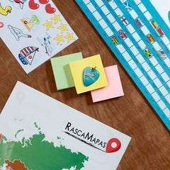 Rasca Mapa del mundo con banderas - Rasca MapasRasca Mapa del mundo con banderas