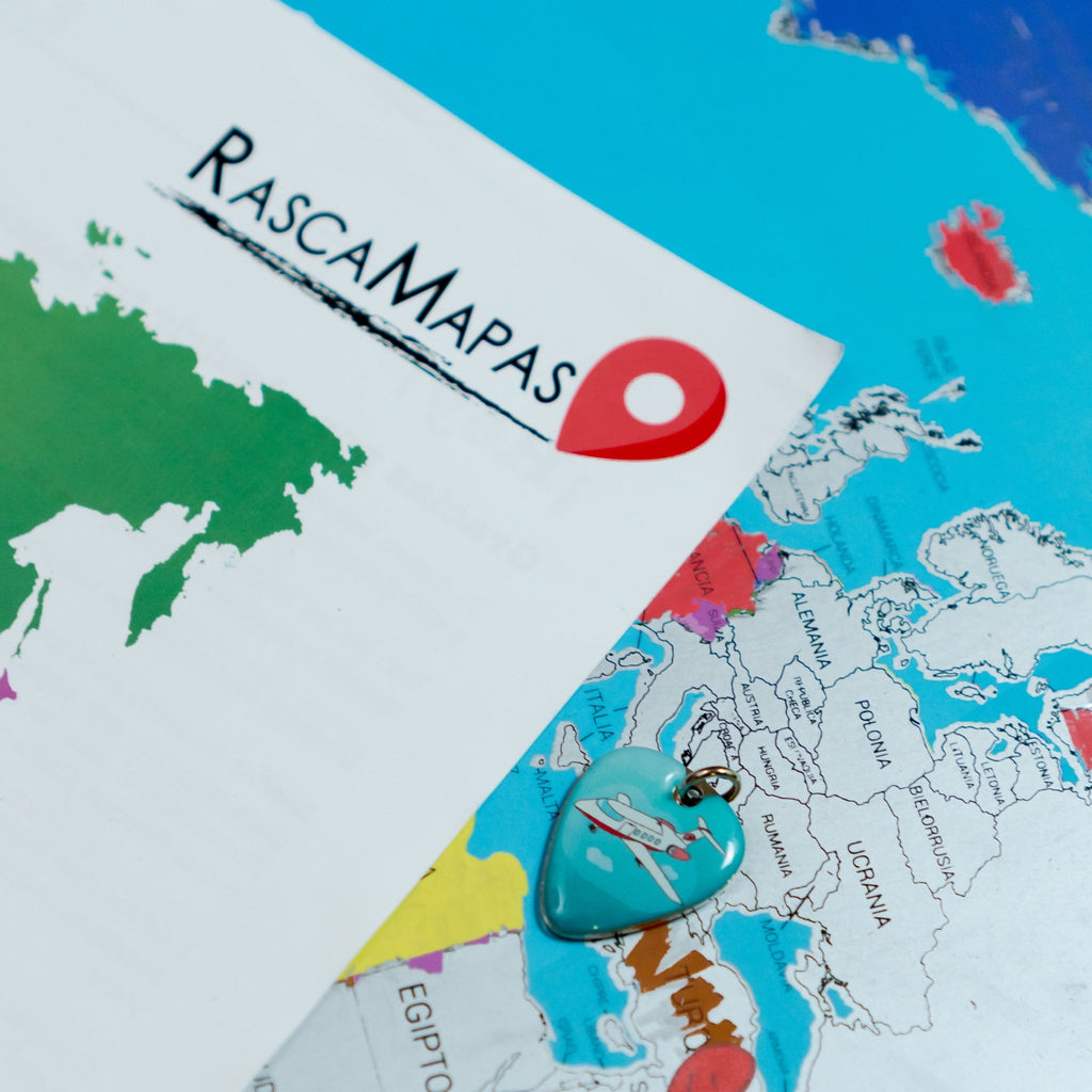 Rasca Mapa del mundo con banderas - Rasca MapasRasca Mapa del mundo con banderas