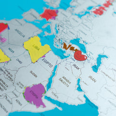 Rasca Mapa del mundo con banderas - Rasca MapasRasca Mapa del mundo con banderas