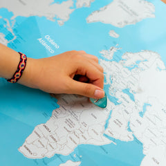 Rasca Mapa del mundo con banderas - Rasca MapasRasca Mapa del mundo con banderas