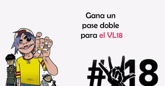 Gana un pase doble para ver a Gorillaz en el VL18 - Rasca Mapas