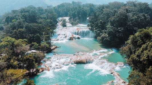 Un lugar irreal: Las Cascadas de Agua Azul en Chiapas - Rasca Mapas - Rasca Mapas
