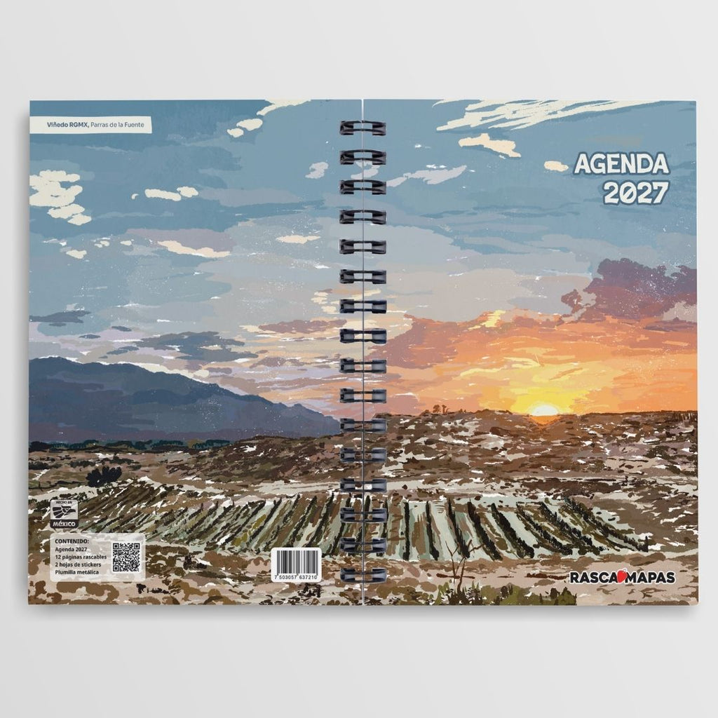 Agenda 2027 - DIARIA y SEMANAL - Rasca Mapas - ENVÍO GRATIS