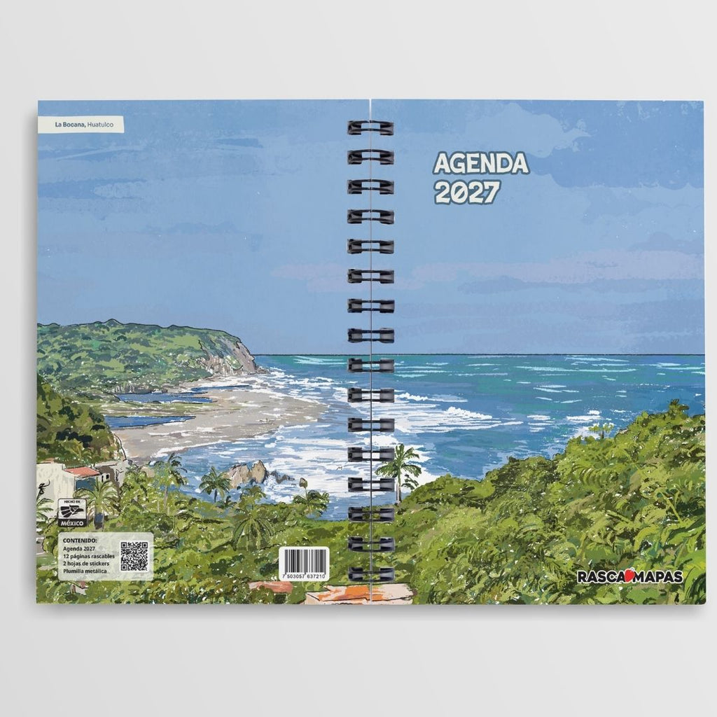 Agenda 2027 - DIARIA y SEMANAL - Rasca Mapas - ENVÍO GRATIS