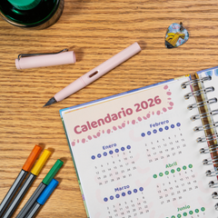 Agenda 2026 - DIARIA y SEMANAL - Rasca Mapas