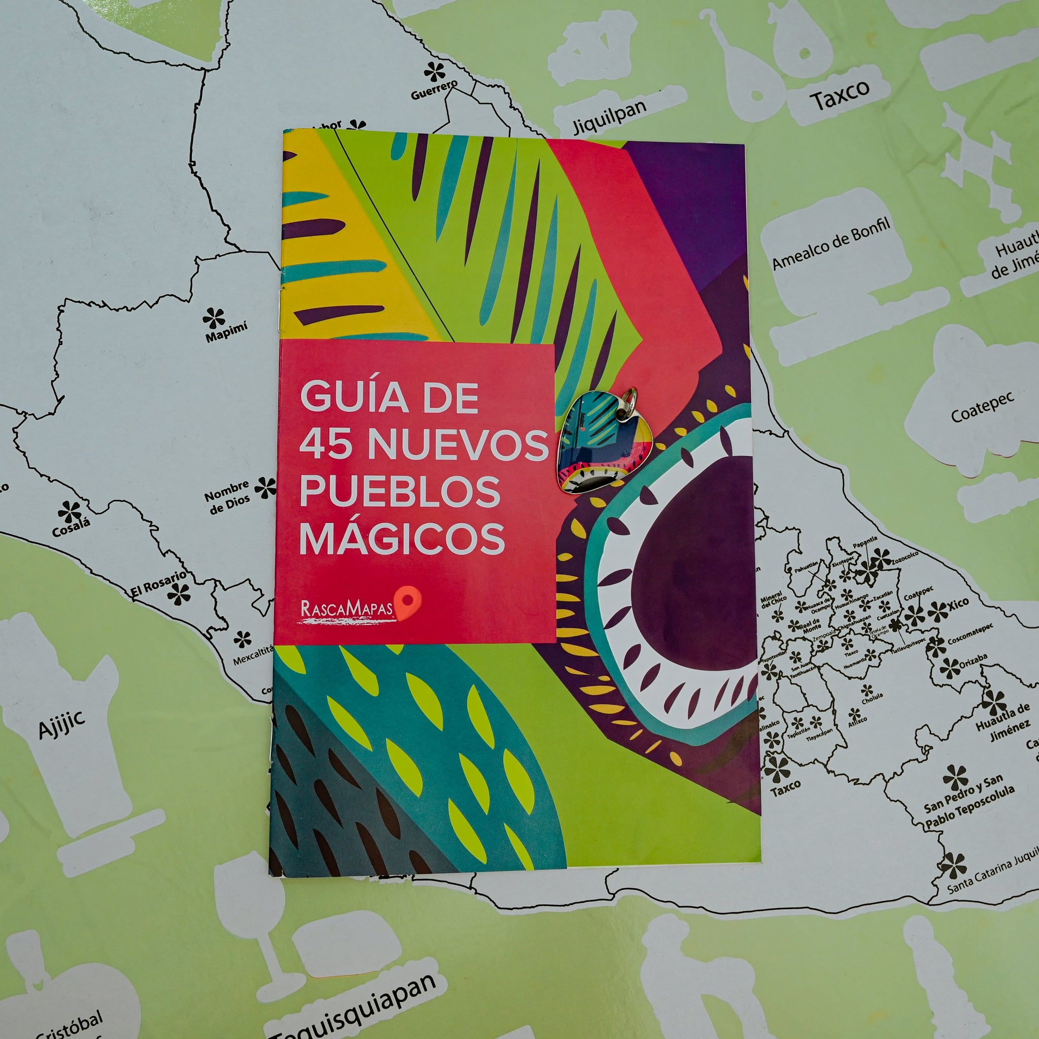 Rasca Mapa de los 132 + 45 Pueblos Mágicos de México 📣 ACTUALIZADO 2023 📣 ¡Incluye todos los NUEVOS!