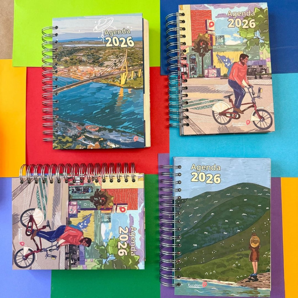 Agenda 2026 - DIARIA y SEMANAL - Rasca Mapas - Rasca MapasAgenda 2026 - DIARIA y SEMANAL - Rasca Mapas