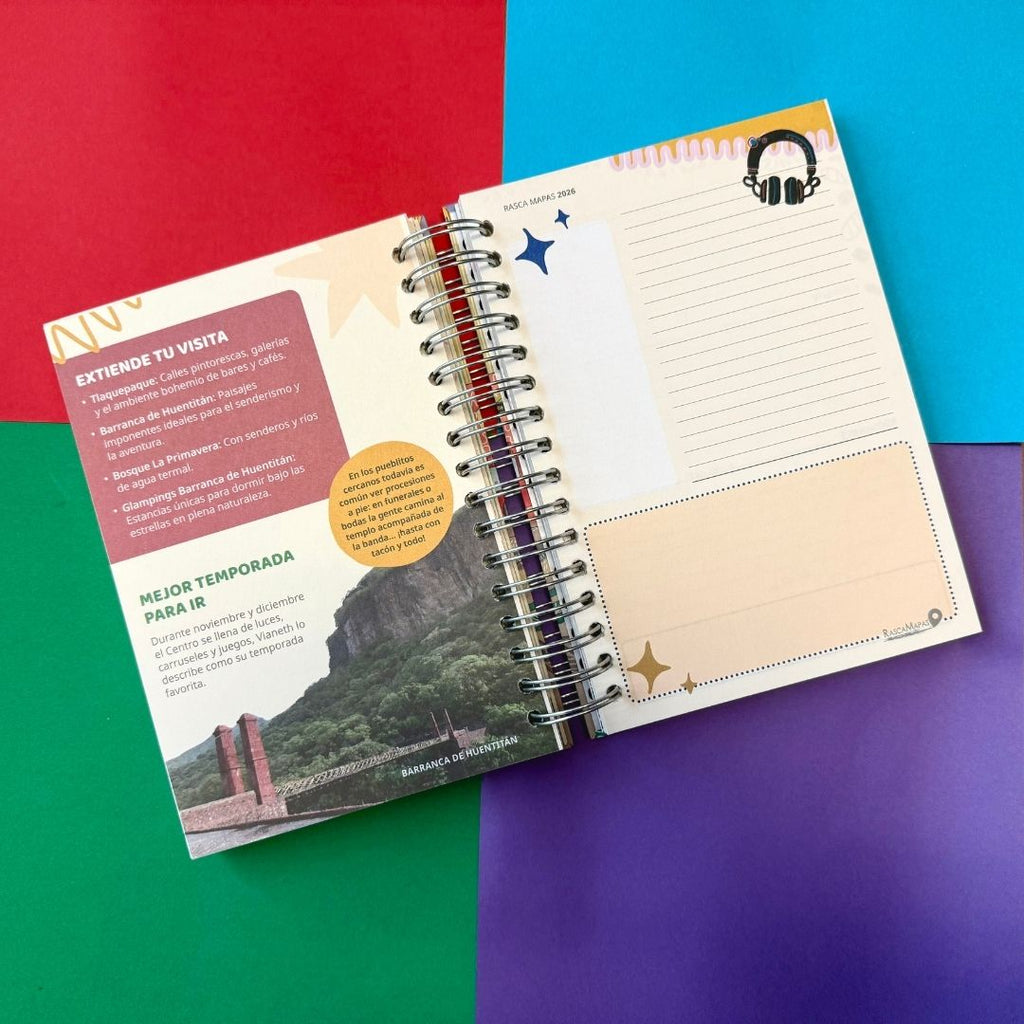 COMBO Agendas 2026 + Bitácora Rasca Mapas - Rasca MapasCOMBO Agendas 2026 + Bitácora Rasca Mapas