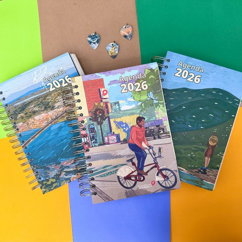 COMBO Agendas 2026 + Bitácora Rasca Mapas - Rasca MapasCOMBO Agendas 2026 + Bitácora Rasca Mapas