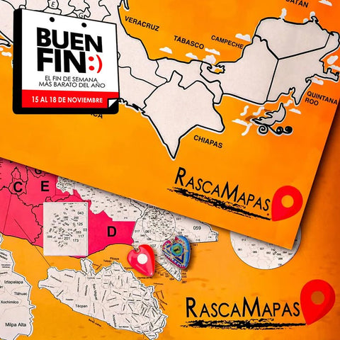 DOS Rasca Mapas de los 32 estados de México - Rasca MapasDOS Rasca Mapas de los 32 estados de México