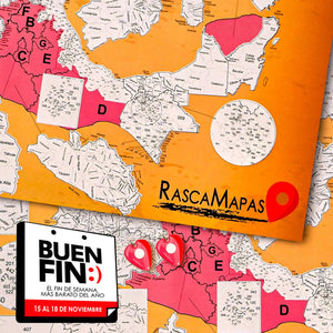 DOS Rasca Mapas de México con TODOS sus municipios - Rasca MapasDOS Rasca Mapas de México con TODOS sus municipios