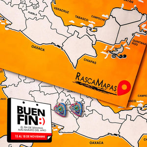 Mapa rascable de Municipios + Mapa rascable de Estados COMBO - Rasca MapasMapa rascable de Municipios + Mapa rascable de Estados COMBO