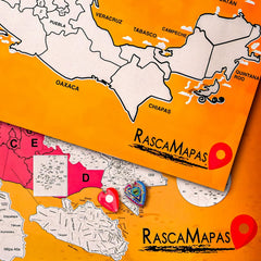 Mapa rascable de Municipios + Mapa rascable de Estados COMBO - Rasca MapasMapa rascable de Municipios + Mapa rascable de Estados COMBO