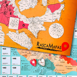 Mapa rascable de TODOS los Municipios de México + Mapa rascable de 177 Pueblos Mágicos COMBO - Rasca MapasMapa rascable de TODOS los Municipios de México + Mapa rascable de 177 Pueblos Mágicos COMBO