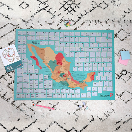 Rasca Mapa de los 177 Pueblos Mágicos de México 📣 ACTUALIZADO 2024 📣 ¡Incluye todos los NUEVOS! - Rasca MapasRasca Mapa de los 177 Pueblos Mágicos de México 📣 ACTUALIZADO 2024 📣 ¡Incluye todos los NUEVOS!