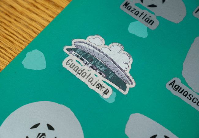 Rasca Mapa de los Estadios de México por Balompié - Rasca MapasRasca Mapa de los Estadios de México por Balompié