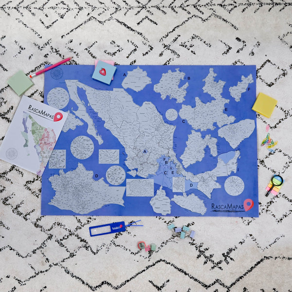 Rasca Mapa de todos los municipios de México — actualizado 2026