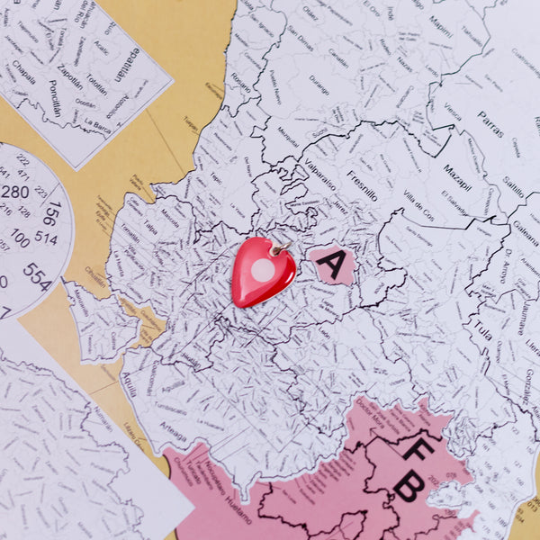 Mapa rascable de Municipios + Mapa rascable de CDMX COMBO