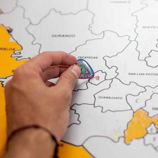 Mapa rascable de Municipios + Mapa rascable de Estados COMBO